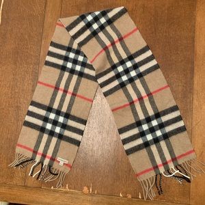 Burberry Classic Cashmere Check Scarf Mini